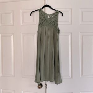 Green LOFT summer dress